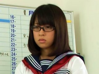Yuika Seno The Sexy Schoolgirl Sucks Off An Older Man